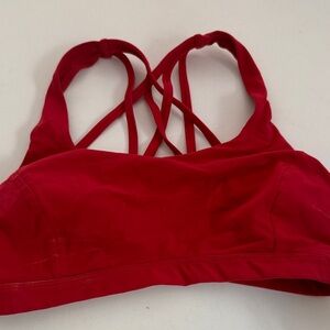 Lululemon Athletica Red Sports Bra - Size 6
